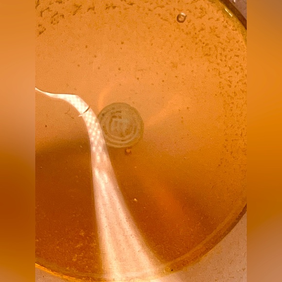 La Murrina Pink & Gold Flecks Glass Vase Brandy Snifter Murano Factory Italy 10” - Picture 10 of 11